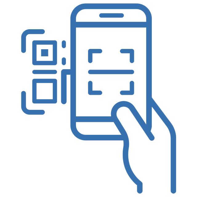 QRコード付き来場証