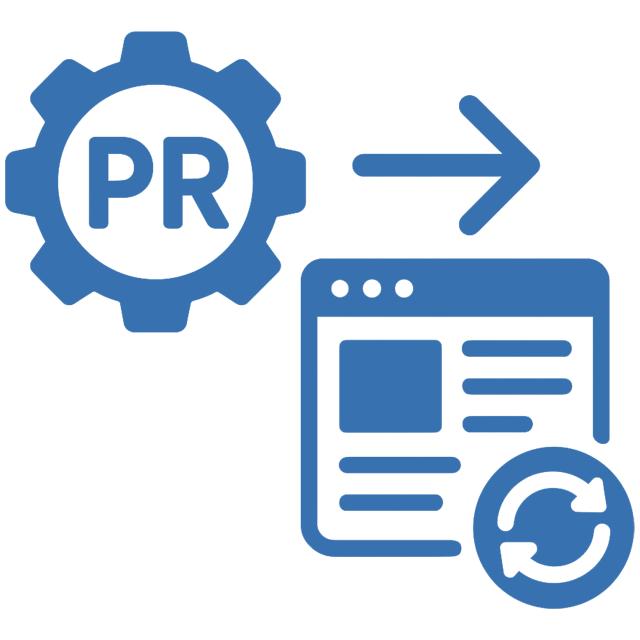 PRページ自動連係